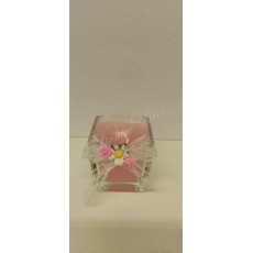 Μπομπονιερα κερακι μαργαριτα